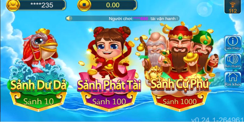 Tam tiên bắn cá thú vị